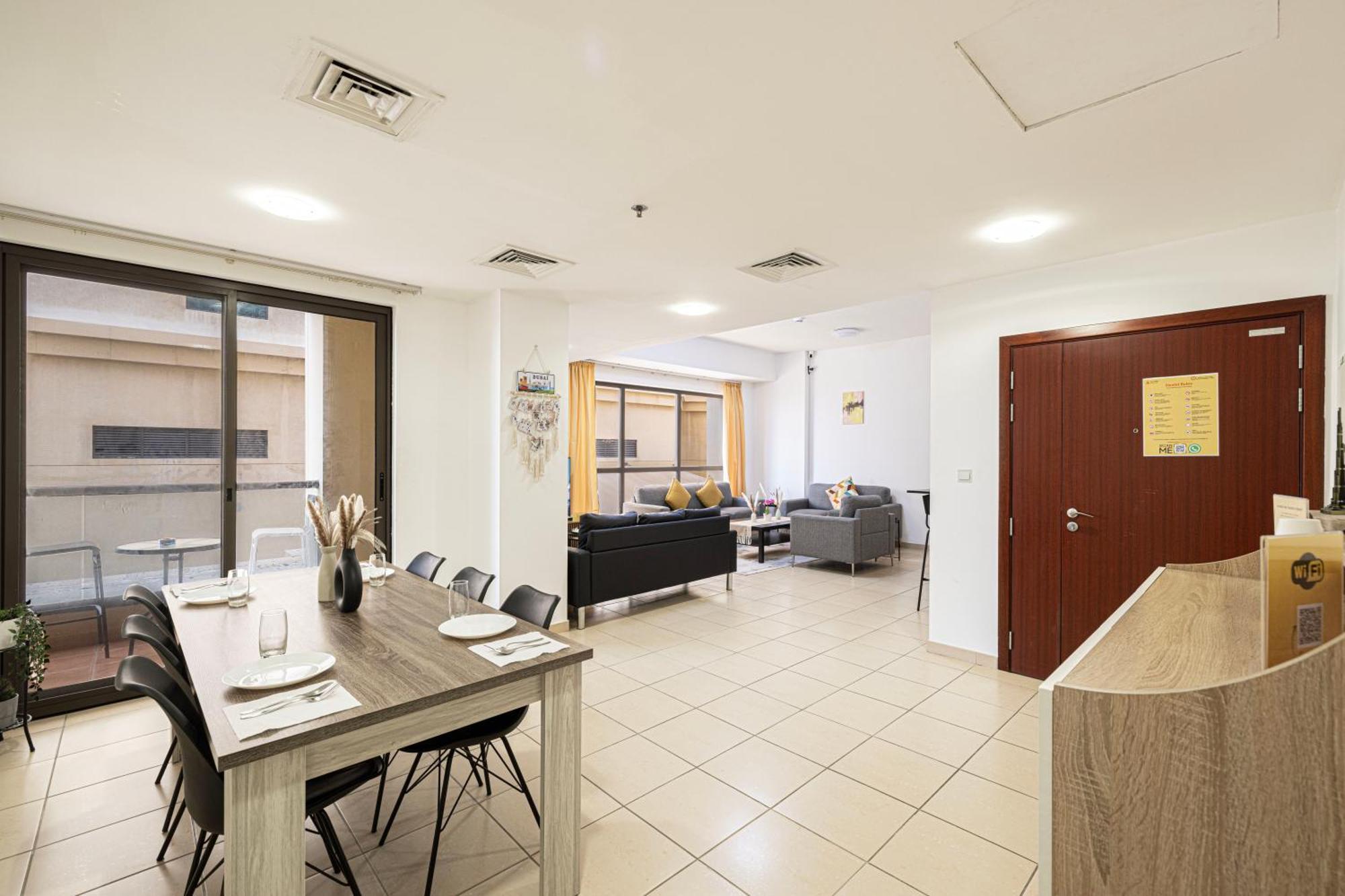 Moonlight Hostel Jbr - 2Min Walk To Jbr Beach - Gym - 2Min Metro Station - Poll 두바이 외부 사진